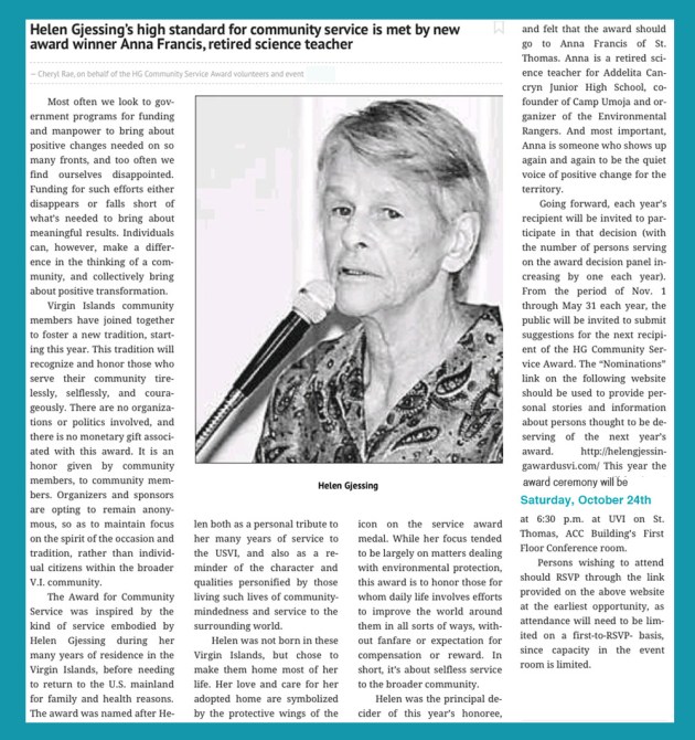 HG Award Press Release